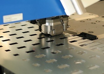 High precision CNC sheet metal stamping and punching machinery.