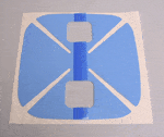 Release liner solution on each side of the diecut
