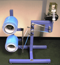 Twin track extrusion line applicator