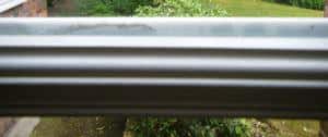 Picture of poorly bonded wooden glazing bar with water penetration after only a few weeks